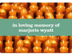 marjorie wyatt memorial fund