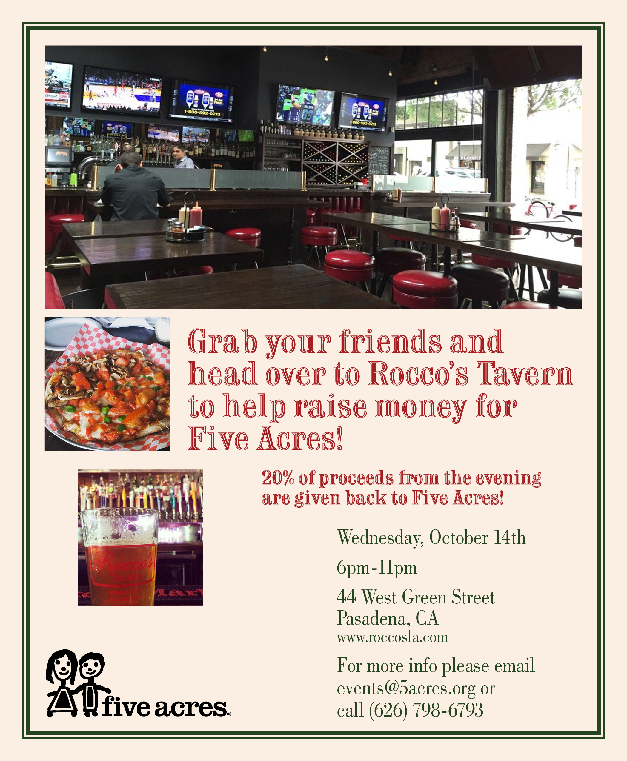 Rocco's Tavern Giveback