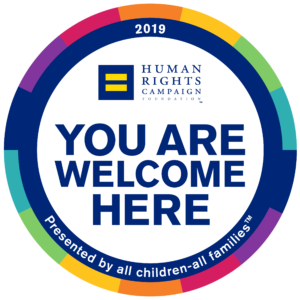 Human Rights Campaign You are Welcome Here Seal