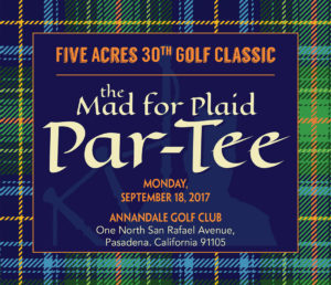 2017 30th Annual Five Acres Golf Classic and Dinner