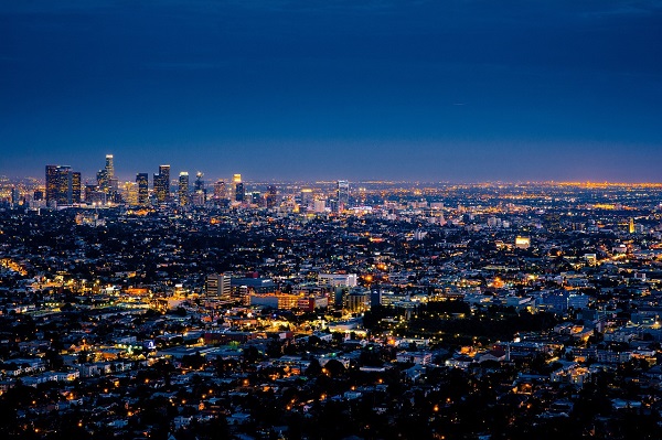 Picture of Los Angeles Skyline at Twilight