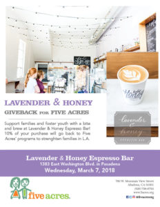 lavender and honey five acres giveback