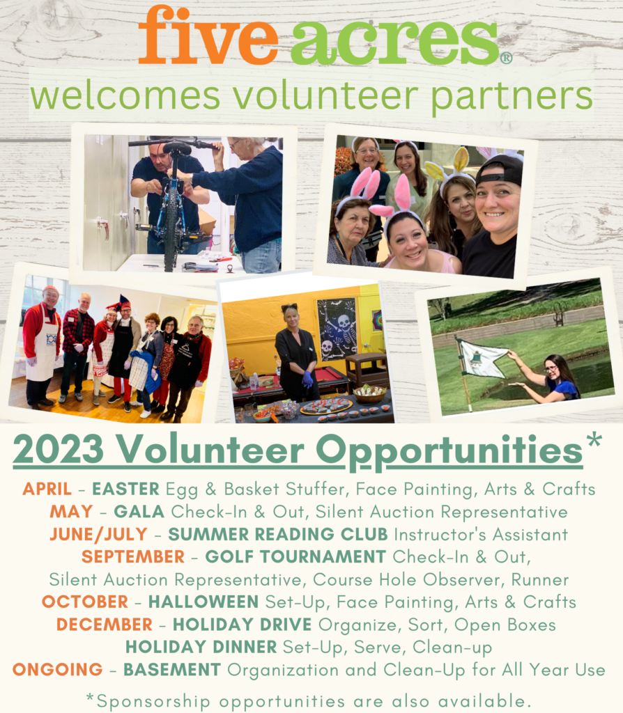 volunteer collage with words that state welcome volunteer partners and 2023 volunteer opportunities