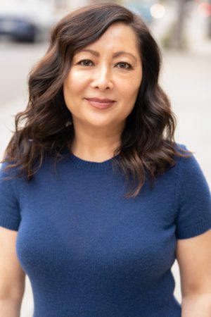 Portrait of woman outdoors