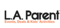 L.A. Parent logo with tagline